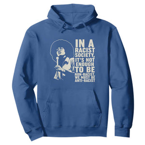 Angela Davis Inspirational Quote Hoodie TS14 Royal Blue Print Your Wear