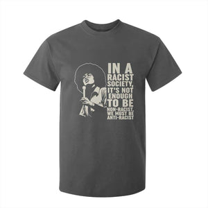 Angela Davis Inspirational Quote T Shirt For Kid TS14 Dark Heather Print Your Wear