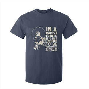 Angela Davis Inspirational Quote T Shirt For Kid TS14 Navy Print Your Wear