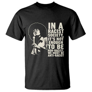Angela Davis Inspirational Quote T Shirt TS14 Black Print Your Wear