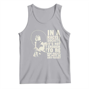 Angela Davis Inspirational Quote Tank Top TS14 Athletic Heather Print Your Wear