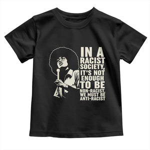 Angela Davis Inspirational Quote Toddler T Shirt TS14 Black Print Your Wear