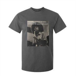 Angela Davis Inspirational Quote T Shirt For Kid Black History Month TS14 Dark Heather Print Your Wear