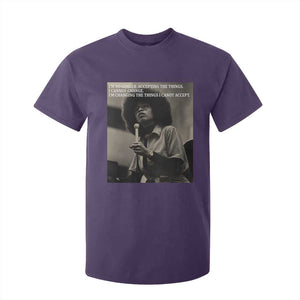Angela Davis Inspirational Quote T Shirt For Kid Black History Month TS14 Purple Print Your Wear