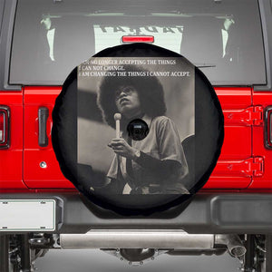 Angela Davis Inspirational Quote Spare Tire Cover Black History Month TS14 Black Print Your Wear
