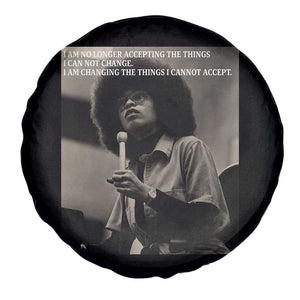 Angela Davis Inspirational Quote Spare Tire Cover Black History Month TS14 Print Your Wear