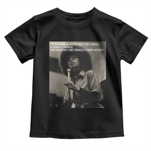 Angela Davis Inspirational Quote Toddler T Shirt Black History Month TS14 Black Print Your Wear