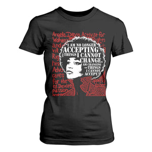 Angela Davis Inspirational Quote T Shirt For Women Black History Month TS14 Black Print Your Wear