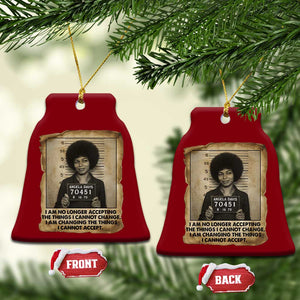 Angela Davis Inspirational Quote Ceramic Ornament Black History Melanin TS14 Print Your Wear