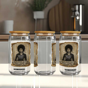 Angela Davis Inspirational Quote Glass Can Black History Melanin TS14 Print Your Wear