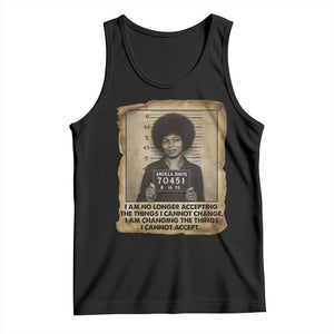 Angela Davis Inspirational Quote Tank Top Black History Melanin TS14 Black Print Your Wear