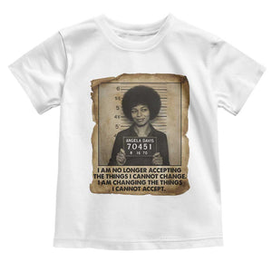 Angela Davis Inspirational Quote Toddler T Shirt Black History Melanin TS14 White Print Your Wear