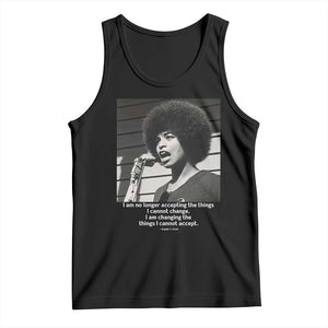 Angela Davis Inspirational Quote Tank Top Black History African Pride Power TS14 Black Print Your Wear