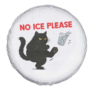 No Ice Please Spare Tire Cover Funny Black Cat Abolish ICE Meme Protest TS14 Print Your Wear