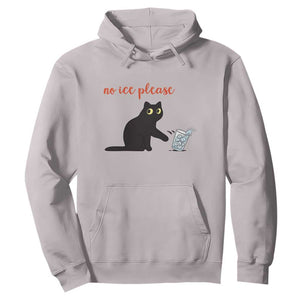 No Ice Please Hoodie Funny Cat Abolish ICE Meme Protest TS14 Ice Gray Print Your Wear
