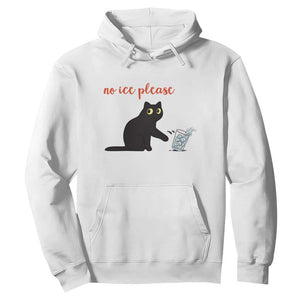 No Ice Please Hoodie Funny Cat Abolish ICE Meme Protest TS14 White Print Your Wear