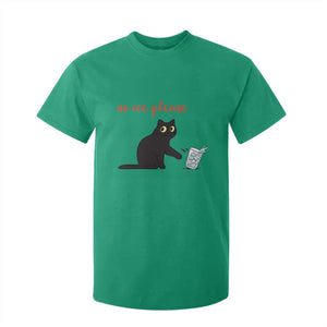No Ice Please T Shirt For Kid Funny Cat Abolish ICE Meme Protest TS14 Irish Green Print Your Wear