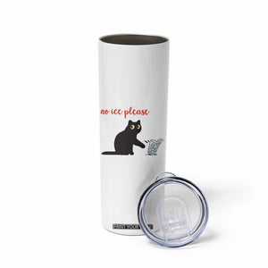 No Ice Please Skinny Tumbler Funny Cat Abolish ICE Meme Protest TS14 Print Your Wear