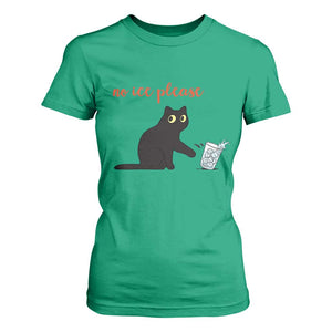 No Ice Please T Shirt For Women Funny Cat Abolish ICE Meme Protest TS14 Irish Green Print Your Wear