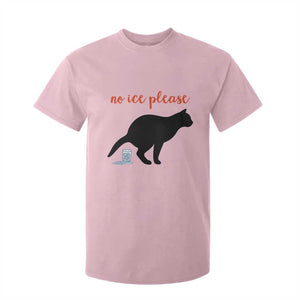 No Ice Please T Shirt For Kid Funny Cat Abolish ICE Meme TS14 Light Pink Print Your Wear