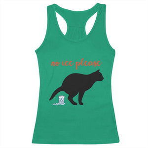 No Ice Please Racerback Tank Top Funny Cat Abolish ICE Meme TS14 Irish Green Print Your Wear