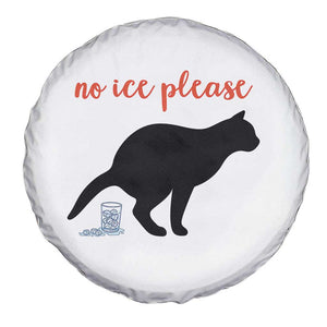 No Ice Please Spare Tire Cover Funny Cat Abolish ICE Meme TS14 Print Your Wear
