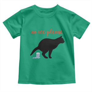 No Ice Please Toddler T Shirt Funny Cat Abolish ICE Meme TS14 Irish Green Print Your Wear