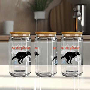 No Ice Please Glass Can Funny Dog Anti ICE Meme TS14 Print Your Wear