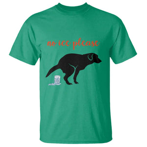 No Ice Please T Shirt Funny Dog Anti ICE Meme TS14 Irish Green Print Your Wear