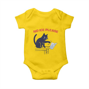 No Ice Please Baby Onesie Funny Cat Anti ICE Meme TS14 Daisy Print Your Wear