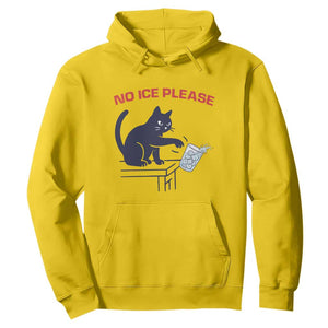 No Ice Please Hoodie Funny Cat Anti ICE Meme TS14 Daisy Print Your Wear