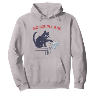 No Ice Please Hoodie Funny Cat Anti ICE Meme TS14 Ice Gray Print Your Wear