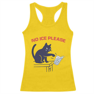 No Ice Please Racerback Tank Top Funny Cat Anti ICE Meme TS14 Daisy Print Your Wear