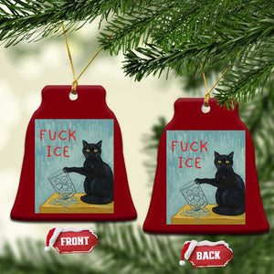 No Ice Please Ceramic Ornament Funny Cat Anti ICE Artist Meme TS14 Print Your Wear