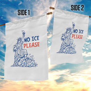 No Ice Please Garden Flag Funny Statue of Liberty Anti ICE Deportation Human Rights TS14 Print Your Wear