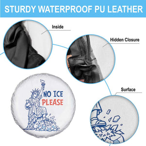 No Ice Please Spare Tire Cover Funny Statue of Liberty Anti ICE Deportation Human Rights TS14 Print Your Wear