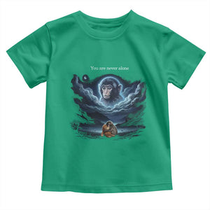 Baby Monkey Punch Toddler T Shirt You Are Never Alone Brave TS14 Irish Green Print Your Wear