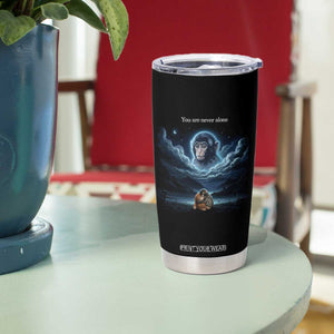 Baby Monkey Punch Tumbler Cup You Are Never Alone Brave TS14 Print Your Wear