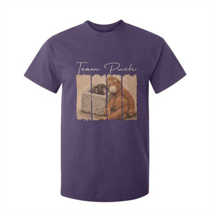 Team Punch T Shirt For Kid Baby Monkey And Plush Toy Viral TS14 Purple Print Your Wear