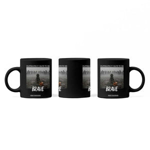 Sad Punch Monkey Coffee Mug Ultimately I Have To Be Brave TS14 Print Your Wear
