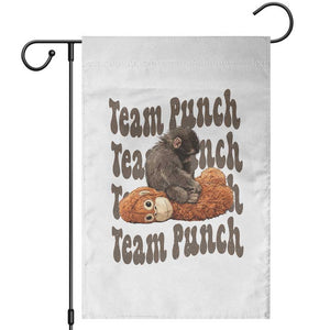 Team Punch Monkey Garden Flag Baby Monkey And Plush Toy Viral TS14 White Print Your Wear