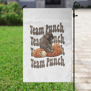 Team Punch Monkey Garden Flag Baby Monkey And Plush Toy Viral TS14 Print Your Wear