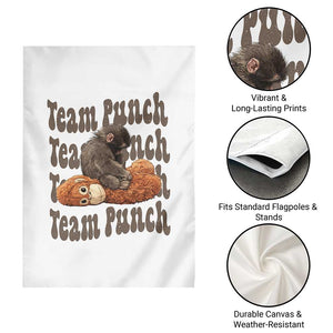 Team Punch Monkey Garden Flag Baby Monkey And Plush Toy Viral TS14 Print Your Wear