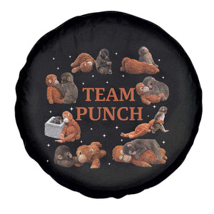 Team Punch Monkey Spare Tire Cover Viral Baby Monkey Meme TS14 Print Your Wear