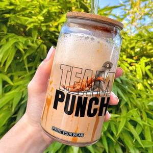 Team Punch Monkey Glass Can Viral Trend Baby Monkey Meme TS14 White Print Your Wear