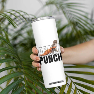 Team Punch Monkey Skinny Tumbler Viral Trend Baby Monkey Meme TS14 Print Your Wear