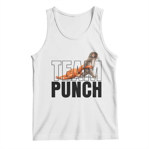 Team Punch Monkey Tank Top Viral Trend Baby Monkey Meme TS14 White Print Your Wear
