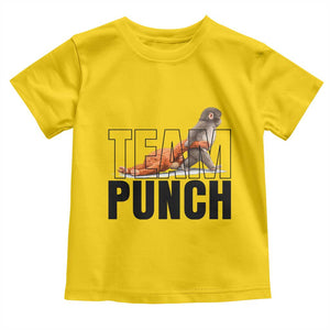 Team Punch Monkey Toddler T Shirt Viral Trend Baby Monkey Meme TS14 Daisy Print Your Wear