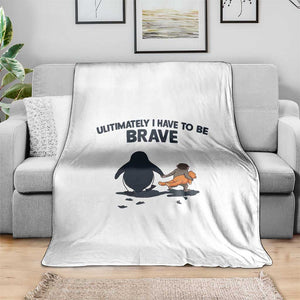 Punch Monkey And Nihilist Penguin Viral Throw Blanket Ultimately I Have To Be Brave TS14 Print Your Wear