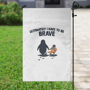 Punch Monkey And Nihilist Penguin Viral Garden Flag Ultimately I Have To Be Brave TS14 Print Your Wear